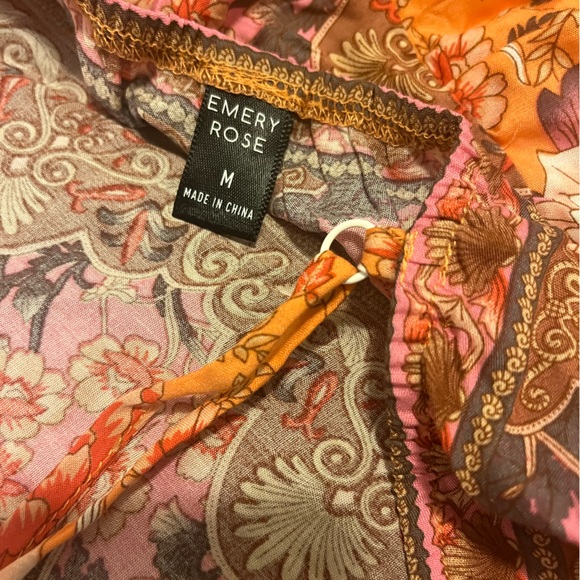 EMERY ROSE Floral Ruffle Hem Cami Dress - Picture 3 of 3